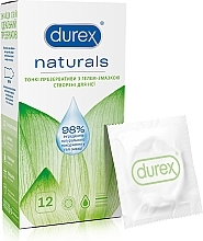 Düfte, Parfümerie und Kosmetik Latexkondome mit Gleitgel dünn 12 St. - Durex Naturals