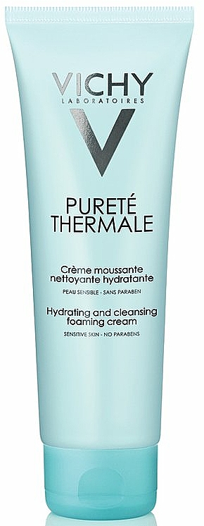 Feuchtigkeitsspendende und schäumende Gesichtsreinigungscreme - Vichy Purete Thermale Hydrating And Cleansing Foaming Cream — Bild N1