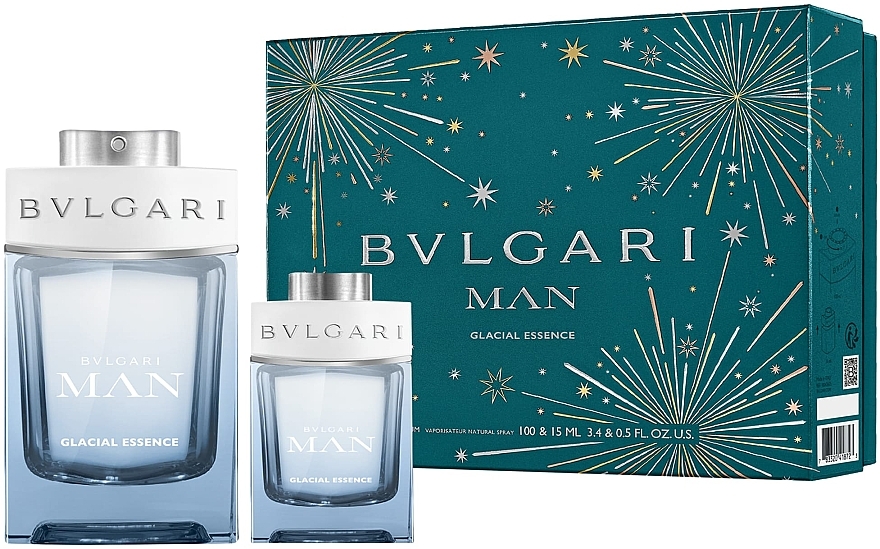 Bvlgari Man Glacial Essence - Duftset (Eau de Parfum 100ml + Eau de Parfum 15ml) — Bild N1