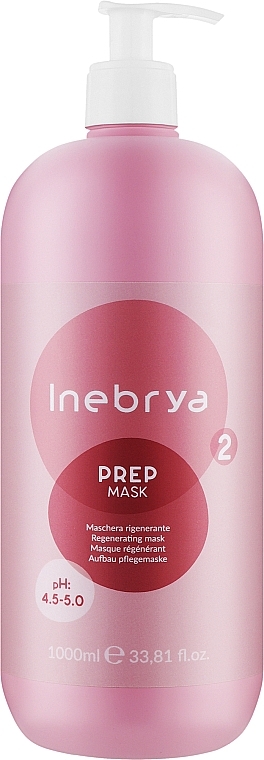 Revitalisierende Haarmaske - Inebrya Prep Regenerating Mask — Bild N1