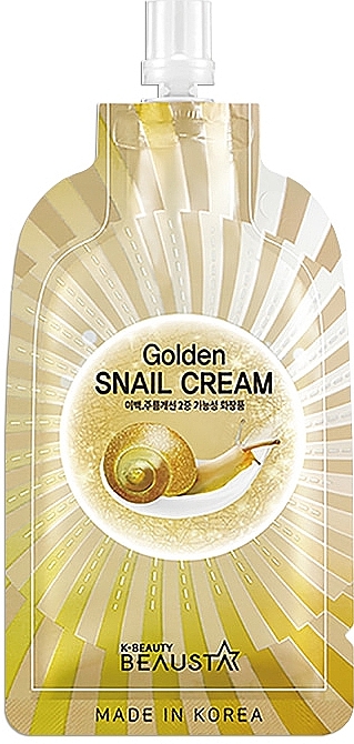 Regenerierende Gesichtscreme mit Schneckenschleim - Beausta Golden Snail Cream — Bild N1