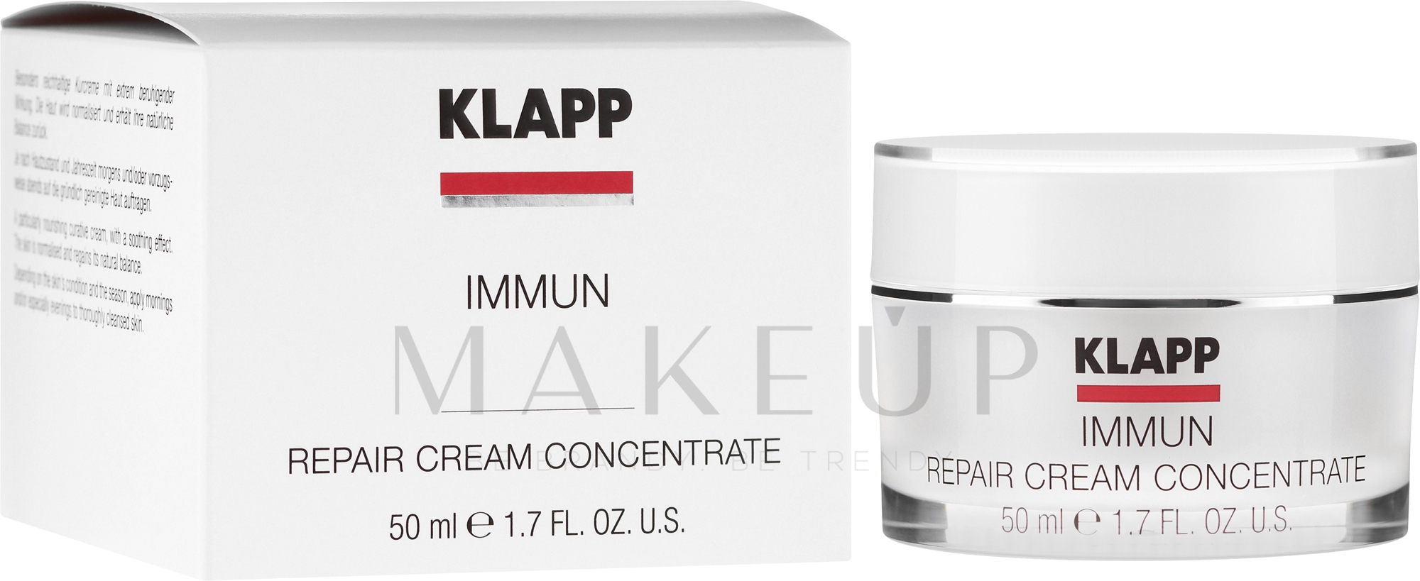 Regenerierendes Creme-Konzentat für das Gesicht - Klapp Immun Repair Cream Concentrate — Bild 50 ml
