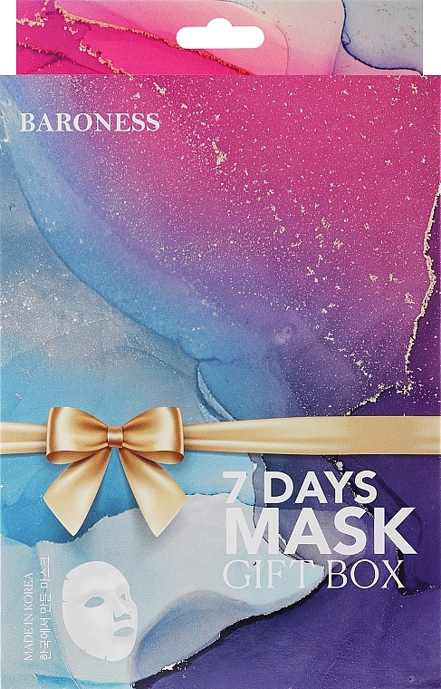 Gesichtsmasken-Set 7 St. - Beauadd Baroness 7 Days Beauty Gift Box (f/mask/7x21g) — Bild N1