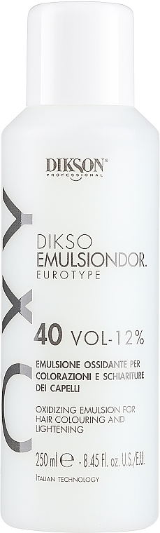 Entwicklerlotion 40 Vol (12%) - Dikson Tec Emulsiondor Eurotype 40 Volumi — Bild N2