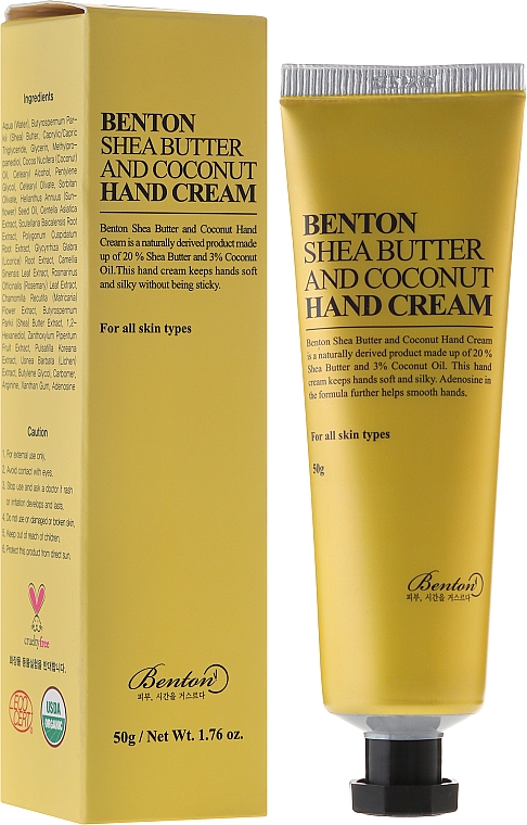 Handcreme mit Sheabutter und Kokosöl - Benton Shea Butter and Coconut Hand Cream