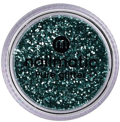 Nailmatic Pure Glitter Medium Turquoise Blue Glitter  - ️Nagelglitzer — Bild N1