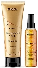 Set - Indola Glamorous Oil Xmas Bag (shmp/250ml + spray/150ml + bag) — Bild N1