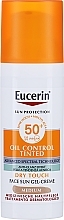 Gelcreme mit Sonnenschutz für das Gesicht - Eucerin Oil Control Tinted Dry Touch Face Sun Gel-Cream Medium SPF50+  — Bild N2