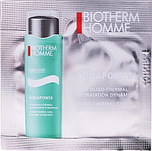 GESCHENK! Erfrischendes Gesichtsgel - Biotherm Homme Aquapower Dynamic Hydration (Probe) — Bild N1