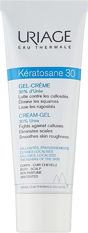 Pflegende Gel-Creme für Schwielen und lokalisierte Hautverdichtungen mit 30% Harnstoff - Uriage Keratosane 30 Gel-Cream — Bild N3