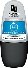 Deo Roll-on Antitranspirant für empfindliche Haut - AA Men Protection Non-Stop 24h Anti-Perspirant Sensitive — Bild N1