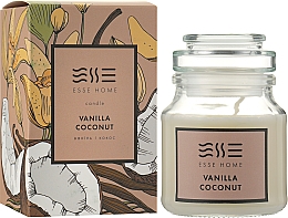 Duftkerze Vanille und Kokosnuss - Esse Home Vanilla & Coconut Candle — Bild N2