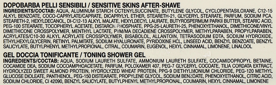 Gesichtspflegeset für Männer - Collistar Sensitive (After Shave Lotion 100ml + Duschgel 30ml) — Foto N4