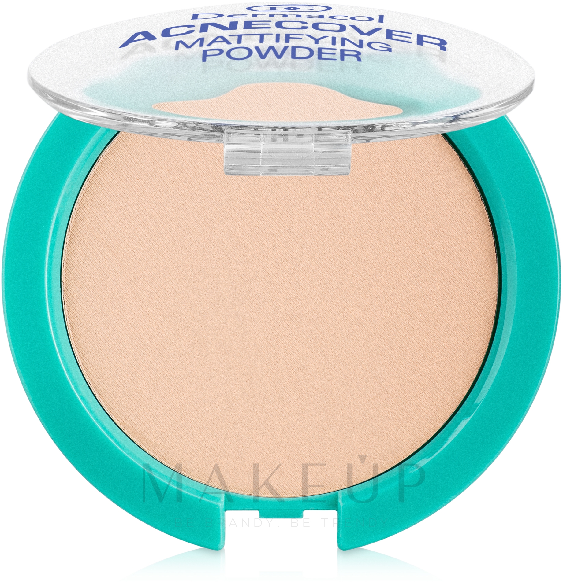 Mattierendes Kompaktpuder - Dermacol Acnecover Mattifying Powder — Bild 03 - Sand