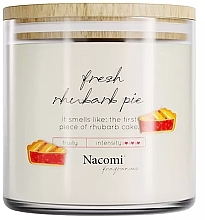 Duftende Sojakerze Fresh Rhubarb Pie - Nacomi Fragrances  — Bild N1