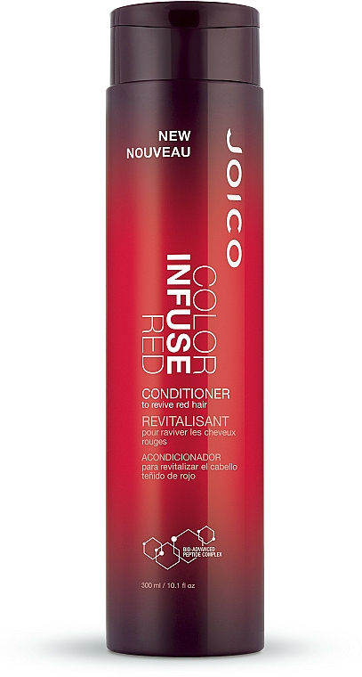 Revitalisierender und pflegender Tönungs-Conditioner für rot gefärbte Haare mit Peptidkomplex - Joico Color Infuse Red Conditioner — Bild N2