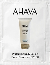 GESCHENK! Feuchtigkeitsspendende Körperlotion SPF30 - Ahava Time To Hydrate Protecting Body Lotion SPF30 (Probe)  — Bild N1