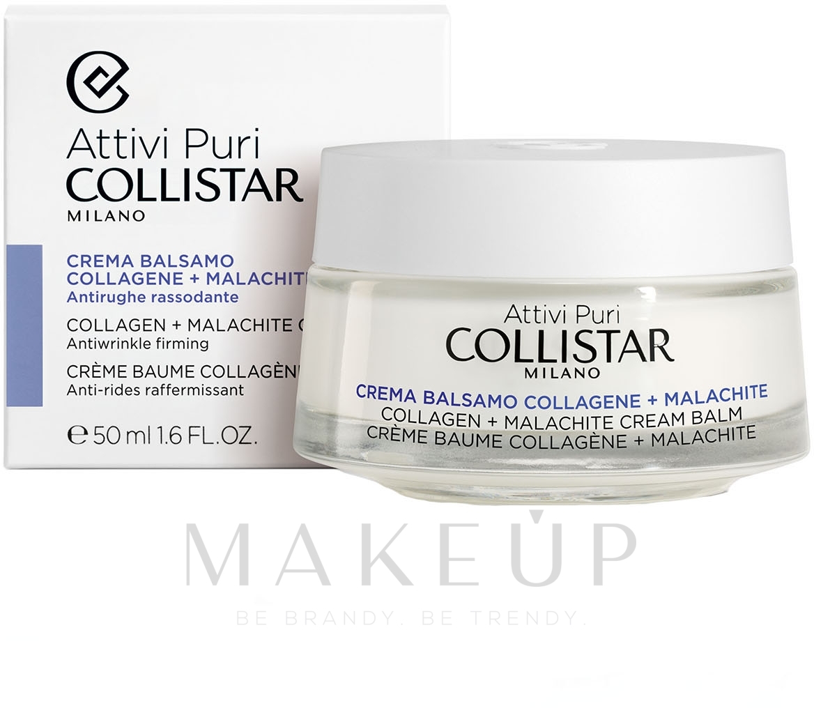 Anti-Falten Gesichtscreme-Balsam mit Kollagen und Malachit - Collistar Pure Actives Collagen + Malachite Cream Balm — Bild 50 ml