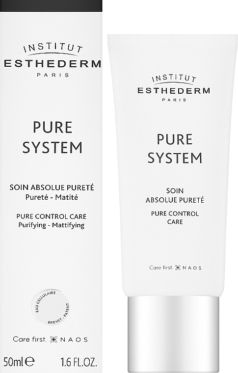 Feuchtigkeitsspendende und mattierende Gesichtspflege mit Samenöl - Institut Esthederm Pure System Pure Control Care — Bild N2