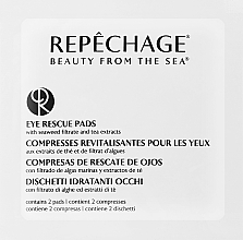 Augenpads mit Seetangfiltrat und Teeextrakten - Repechage Beauty From The Sea Eye Rescue Pads with Seaweed Filtrate and Tea Extracts (Sachet) — Bild N1