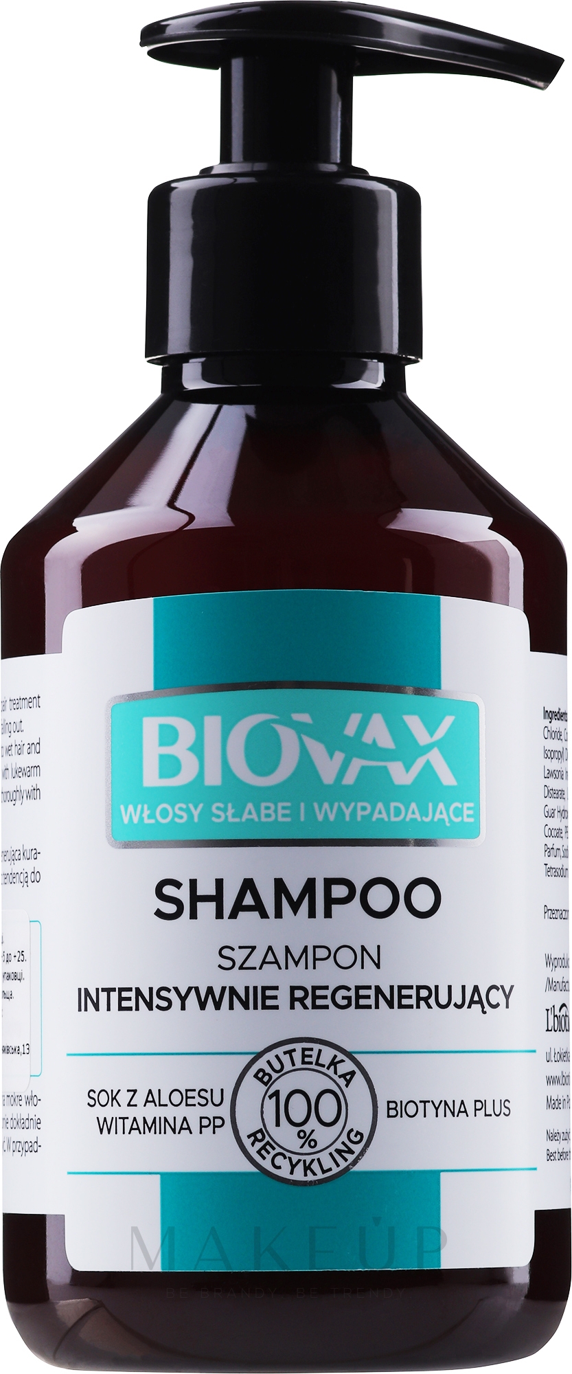 Shampoo gegen Haarausfall - Biovax Anti-Hair Loss Shampoo — Bild 200 ml