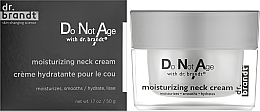 Fesitgende und feuchtigkeitsspendende Anti-Aging Hals- und Dekolletécreme - Dr. Brandt Firming Neck Cream — Bild N2