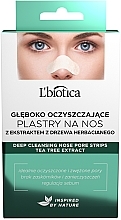 Düfte, Parfümerie und Kosmetik Porenreinigende Nasenpatches mit Grüntee-Extrakt - L'biotica Deep Cleansing Nose Patches