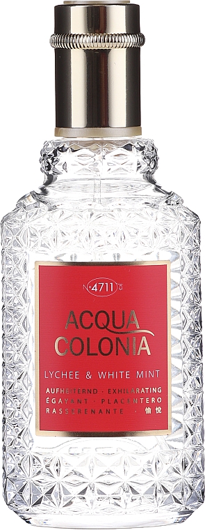 Maurer & Wirtz 4711 Aqua Colognia Lychee & White Mint - Duftset (Eau de Cologne 50ml + Duschgel 75ml) — Bild N3
