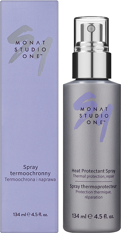 Regenerierendes und thermoschützendes Haarspray bis 232 °C - Monat Studio One Heat Protectant Spray — Bild N2