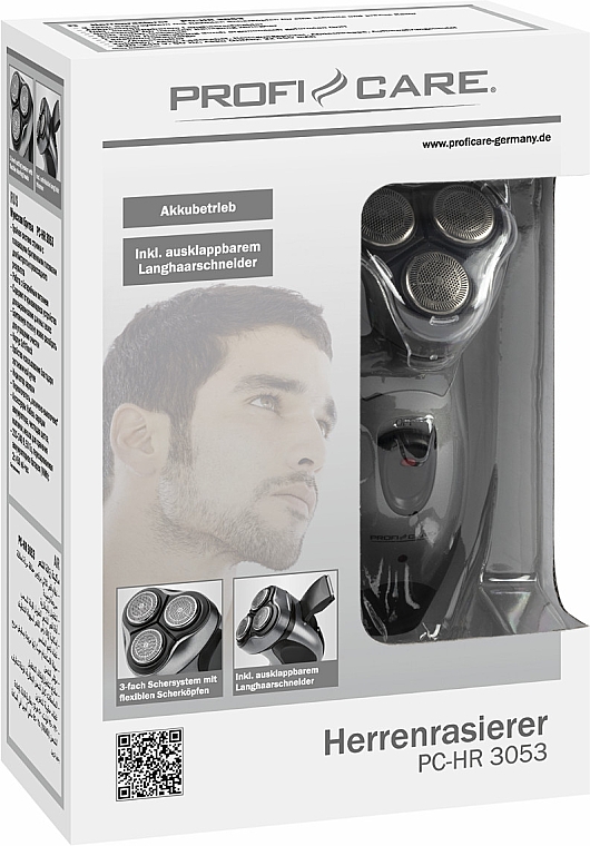 Elektrischer Rasierer PC-HR 3053 Anthrazit - ProfiCare Mens Shaver Anthracite  — Bild N4