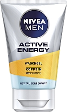 Düfte, Parfümerie und Kosmetik Gesichtswaschgel mit Koffein für Männer - Nivea Men Active Energy Caffeine Face Wash Gel