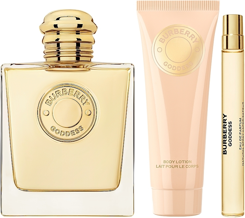 Burberry Goddess	 - Duftset (Eau de Parfum 100ml + Körperlotion 75ml + Eau de Parfum 10ml)  — Bild N1