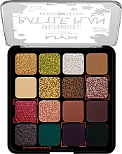 Lidschattenpalette, 16 Nuancen - NYX Professional Makeup Home Alone Ultimate Battle Plan Shadow Palette — Bild N2