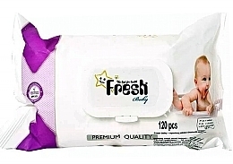 Düfte, Parfümerie und Kosmetik Feuchttücher mit Klappe 120 St. - Fresh Baby Jumbo Pack