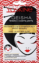 Düfte, Parfümerie und Kosmetik Aufhellende Maske mit schwarzen Perlen - Yoskine Geisha Mask