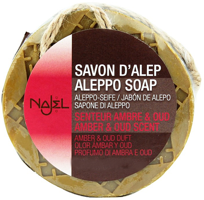 Aleppo-Seife "Amber und Oud" - Najel Aleppo Soap Amber& Oud Scent — Bild N3