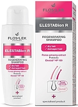 Düfte, Parfümerie und Kosmetik Farbschutz Shampoo für coloriertes Haar - Floslek Elestabion R Regenerative Shampoo Dry And Damaged Hair