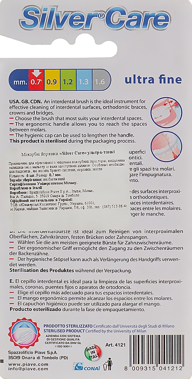 Interdentalbürsten ultradünn - Silver Care — Bild N2