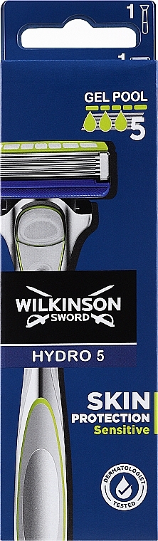 Rasierer mit 1 Ersatzklinge - Wilkinson Sword Hydro 5 Skin Protection Sensitive — Bild N1