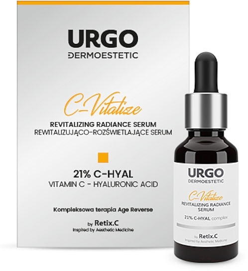 Revitalisierendes und aufhellendes Gesichtsserum - Urgo Dermoestetic C-Vitalize Revitalizing Radiance Serum 21% C-Hyal — Bild N1