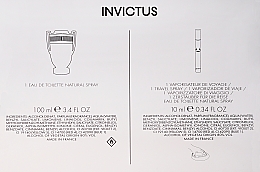 Paco Rabanne Invictus Eau de Toilette - Duftset (Eau de Toilette 100ml + Eau de Toilette Mini 10ml) — Bild N3