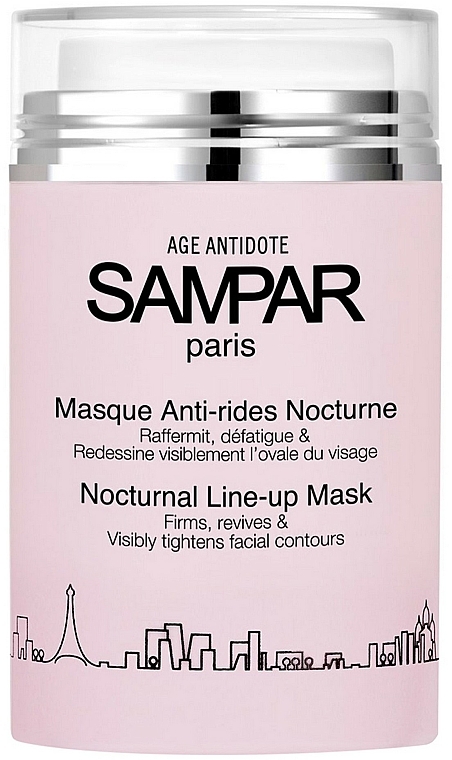 Anti-Falten-Maske für die Nacht - Sampar Nocturnal Line up Mask — Bild N1