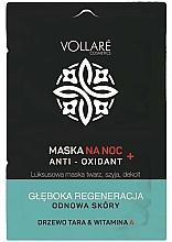 Regenerierendes Schlafmaske mit Tara-Baum und Vitamin A - Vollare Anti-Oxidant Sleeping Mask — Bild N1