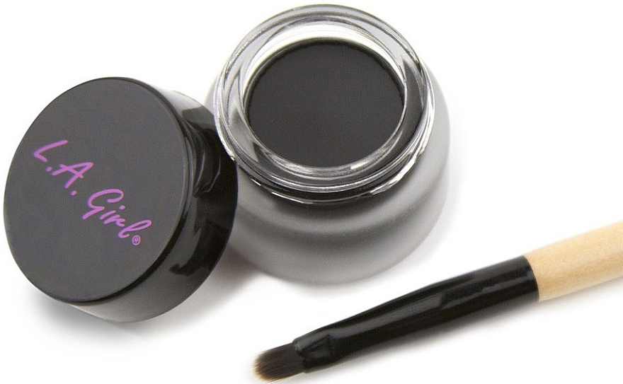 Gel-Eyeliner-Set mit Pinsel - L.A. Girl Gel Liner Kit — Bild N1