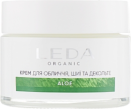 Creme für Gesicht, Hals und Dekolleté mit Aloe-Extrakt - Leda Aloe Facial, Neck, Decollete Cream — Bild N1