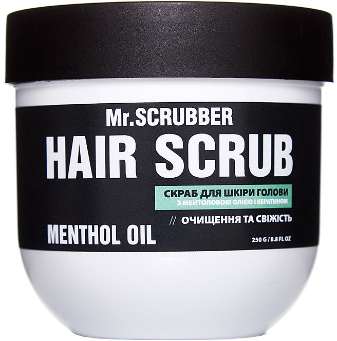 Kopfhautpeeling mit Mentholöl und Keratin - Mr.Scrubber Menthol Oil Hair Scrub — Bild N1