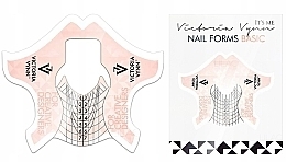 Düfte, Parfümerie und Kosmetik Nagelschablonen weiß - Victoria Vynn Nail Forms Basic