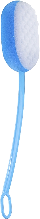 Badeschwamm mit Griff weiß-hellblau - Inter-Vion — Bild N1