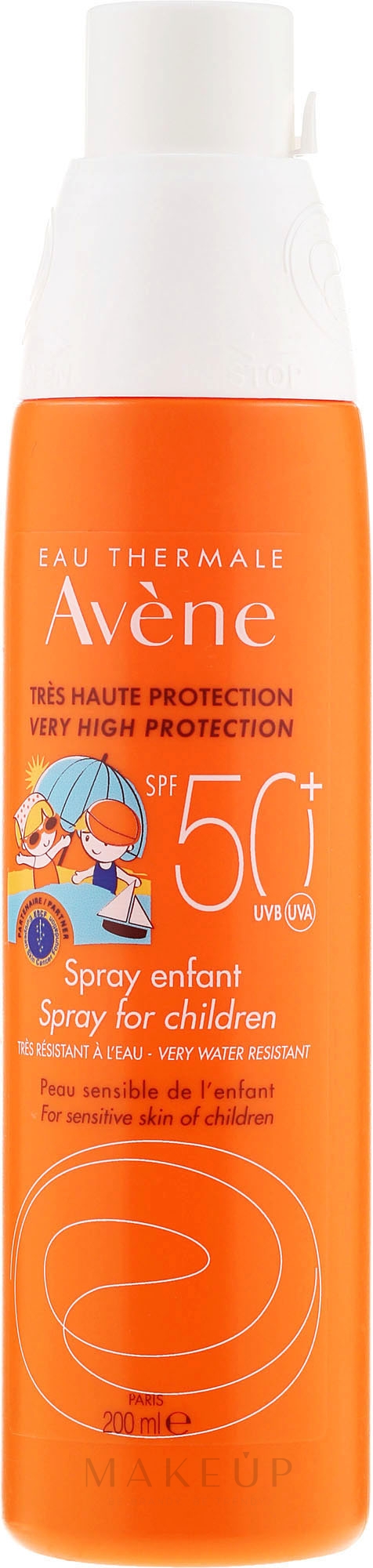 Sonnenschutzspray für empfindliche Kinderhaut SPF 50+ - Avene Eau Thermale Solar Spray Children SPF50 — Foto 200 ml
