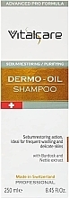 Düfte, Parfümerie und Kosmetik  Talgregulierendes Shampoo mit Kletten- und Brennesselextrakten  - Vitalcare Professional Made In Swiss Dermo-Oil Shampoo 